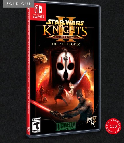 Star Wars Knights of The Old Republic 2 Switch Limited Run #158 PRESALE Read De - Picture 1 of 6