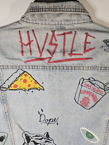 Brooklyn Cloth Mfg. Co. Denim Jacket Hustle Graffiti jacket - Picture 9 of 19