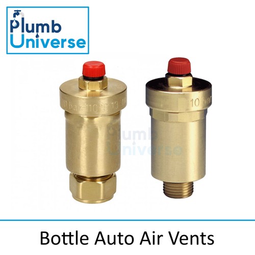 Automatic Bottle Air Vent HW CW(15mm, 1/2", 3/8") Suitable Low Loss