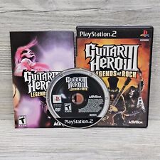 Guitar Hero III 3 Legends of Rock PS2 PlayStation 2 Complete CIB Tested Working