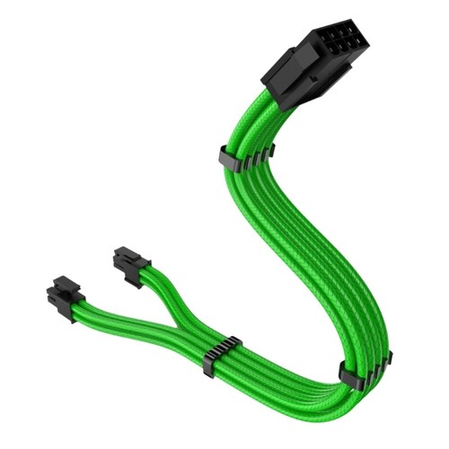 CPU 8pin Male to 4+4pin Detachable Male Power Adapter Cable CPU Extender 11.8in - Afbeelding 17 van 20
