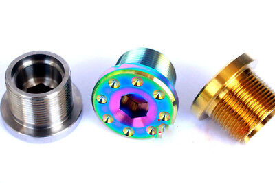 M19 Thread Pitch 1.0 Bike Crankset Crank Dust Titanium Cap Screw Cover For XTR