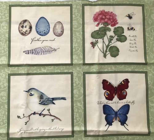 “Illuminating Spring” By Wilmington Prints Quilt Fabric Panel 44” X 40” - Foto 4 di 10