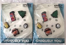 CROCS JIBBITZ CHARMS  'OUTDOOR VACAY 5 PACK'  LOT OF TWO 5PACKS, NEW/ORIG PCKG