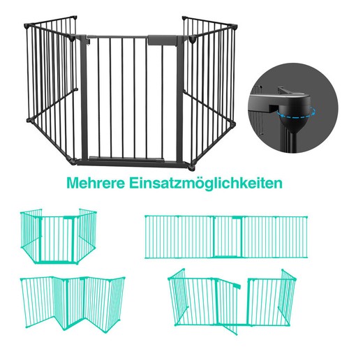 Kaminschutzgitter Absperrgitter Türschutzgitter Babyzaun Schornsteinabdeckung - Bild 4 von 14