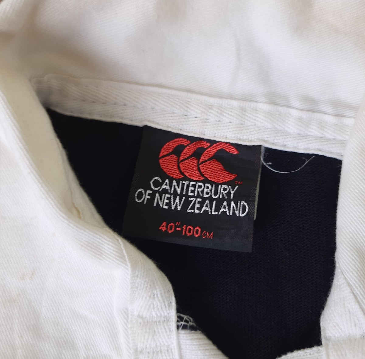 Vintage Polo Rugby Canterbury of New Zealand ALL BLACKS Size