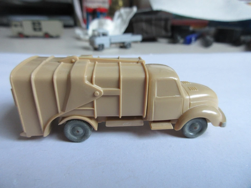 Wiking 1:87 Magirus 3500 Camion Dei Rifiuti (WMIK), Non Vetrato !!! - Immagine 4 di 4