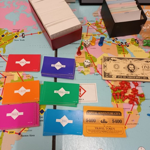Capital Adventure Vintage Board Game 1986 - Picture 6 of 23