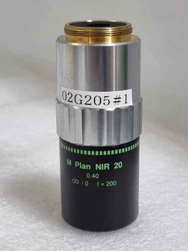 MITUTOYO M Plan NIR 20 x /0.40 ∞ / 0   f=200  Microscope Objective Lens