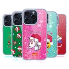 OFFICIËLE emoji® KERSTMIS- SOFT GEL CASE HOESJE VOOR APPLE iPHONE TELEFOONS