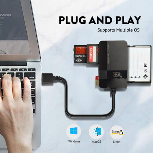 USB 3.0 All In One Multi Memory Card Reader CF Micro SD HC SDXC TFLASH MS AU - Picture 8 of 8