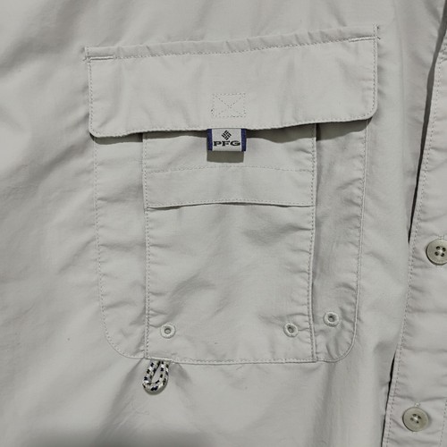Columbia PFG Fishing Shirt Men's XL Button Down Short Sleeve Omni Shade - Picture 5 of 8