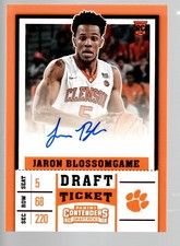 2017-18 Panini Contenders Draft Picks Autograph #87 Jaron Blossomgame RC