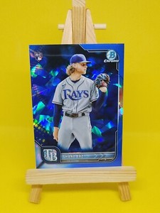2022 Bowman Chrome Sapphire Edition Shane Baz Rookie Base RC #66 Tampa Bay Rays