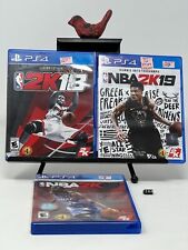 NBA 2K18: Legend Edition / NBA 2K19/ NBA2K PS4 VG T-Teen PlayStation 4 Lot of 3