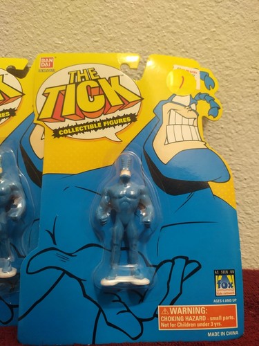 1994 The Tick Sammlerfigur "The Tick" von Bandai - Neu in Verpackung - Bild 2 von 5