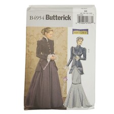 Butterick 4954 Making History Victorian Dresses Sewing Pattern Size 8-14 Uncut