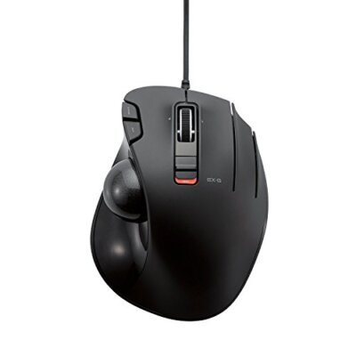 Elecom Wired Mouse trackball 6 button black M-XT3URBK From Japan