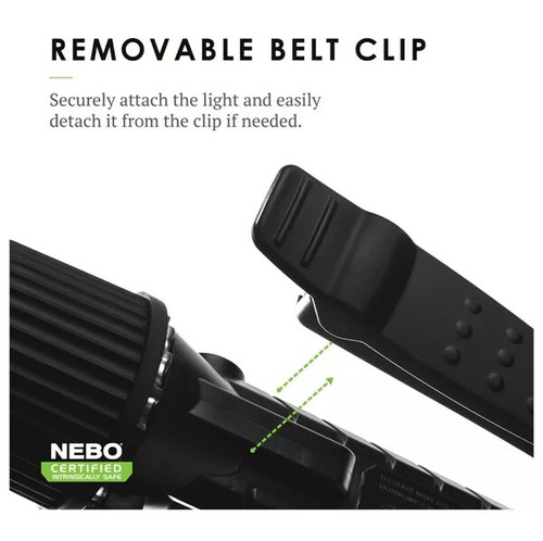 NEBO LED Flashlight - Intrinsically Safe Safety Rated 120 Lumens 6755 FREE SHIP! - Picture 6 of 7