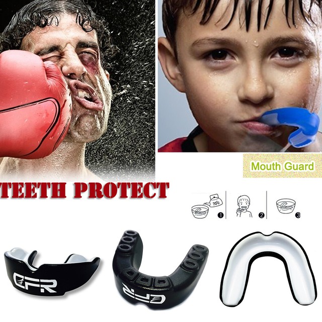 Mouth Guard Gum Shield Teeth Grinding Protection Boxing MMA Kid Youth