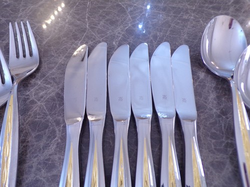 WMF Modell Palma / Capri Gold Cromargan Tafelbesteck 6 Personen 30 Teile TOP - Bild 4 von 10