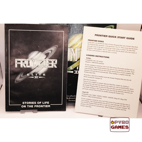 Frontier: Elite II - Gametek - Big Box Version - Atari ST - Bild 2 von 3