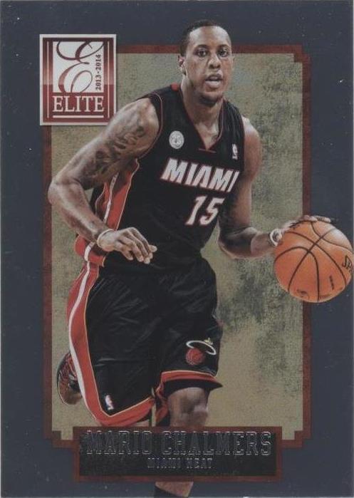 2013-14 Panini Elite - Mario Chalmers #160 - 1 of 2