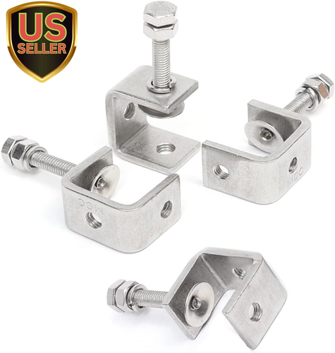 4Pieces 304 Stainless Steel C-Clamp Heavy Duty C-Clamp Woodworking Welding Build - Picture 6 of 6