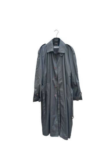 Abrigo Yves Saint Laurent Trench Gris Cinturón Talla 50 / Se adapta a S a L Unisex - Imagen 3 de 7