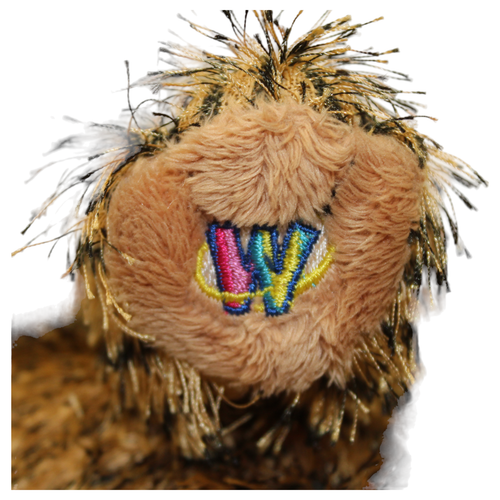 Ganz Webkinz Tiger Scruffy Fuzzy Plush Stuffed Animal Tan Black White NO Code - Picture 7 of 9