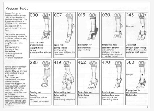 Bernina Record 930 Instruction Manual on USB or Printed - Picture 5 of 7