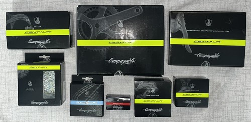 Neue Campagnolo Centaur 11-fach Gruppe, "Stealth Black", 172,5 52/36, 12-32
