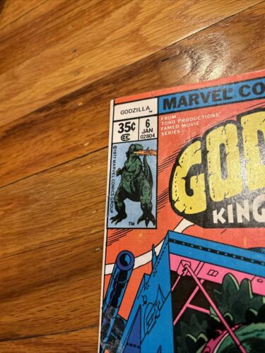 GODZILLA KING OF THE MONSTERS # 6 MARVEL COMIC 1977 - Foto 5 di 12
