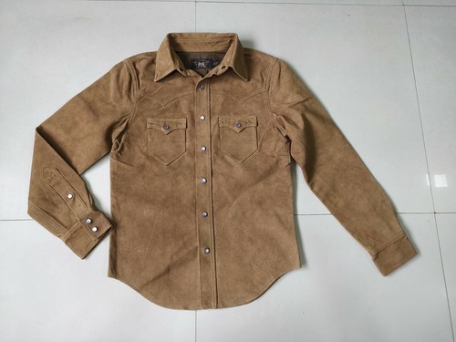 Double RL Suede Western Shirt Jacket $1900 FREE WORLDWIDE SHIPPING - Picture 26 of 49