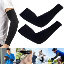 Arm Sleeves Tattoo Cover Up Cooling Sports Sleeve for Men Women Basketball Golf