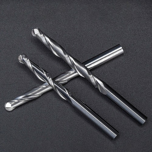 4mm Solid Carbide Ballnose End Mill 2 Flute Spiral Slot Drill Router Bit for MDF - Picture 10 of 18