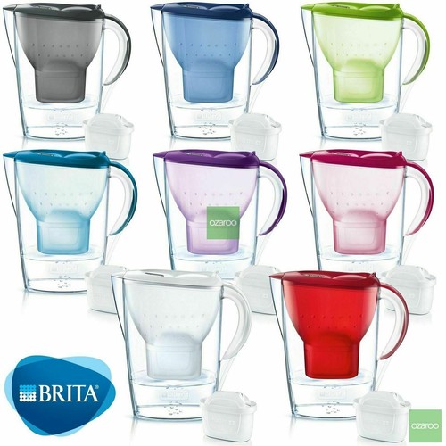 BRITA Marella Cool MAXTRA+ 2.4L Water Filter Fridge Jug + Cartridge 8