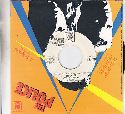 BILLY JOEL - don't ask me why / EARTH WIND & FIRE - let me talk 7''