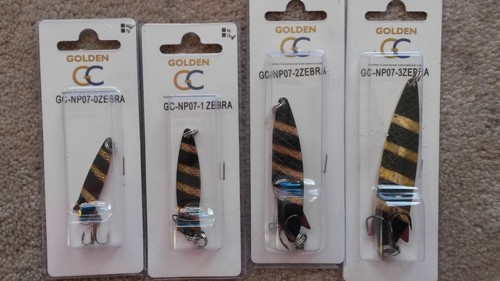 Spinner señuelo lucio salmón tipo salmón color cebra 4g/7g/12g/18g TOBY TOBIX ¡CALIDAD SUPERIOR! - Imagen 2 de 6