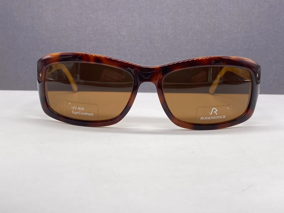 Armações de óculos femininas marrom quadrado Havana 3236 aro completo Alemanha - Imagem 2 de 4