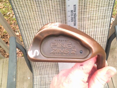 Ping Zing Beryllium Copper BeCu Karsten Red Dot 9 Iron Regular Graphite Shaft Ping Zing Beryllium Copper BeCu Karsten Red Dot 9 Iron Regular Graphite Shaft