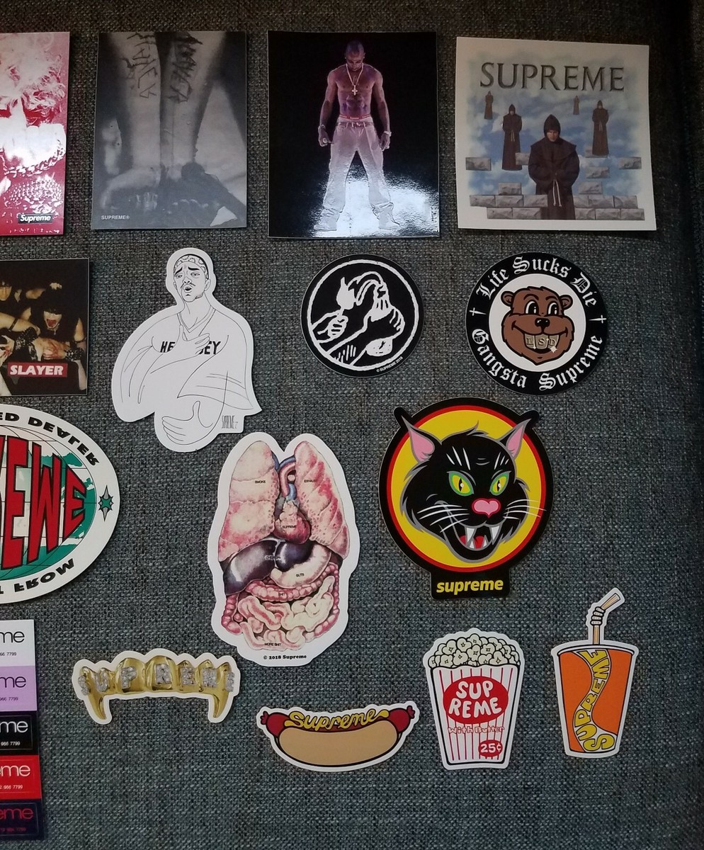 SUPREME Box Logo, Dipset Photo & Others Stickers Set 43pcs