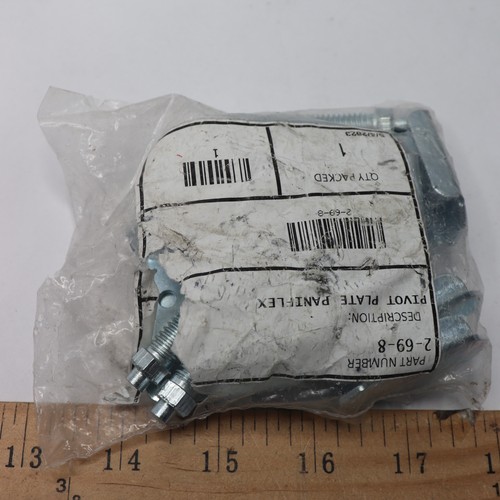 (8-Pk) Pivot Bracket Steel Plated 2 3/4" x 1 3/4" x 7/8" 1/4" Outside Dia. 2-69 - Picture 3 of 4
