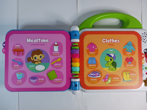 Leap Frog Learning Friends 100 Words Book Electronic Educational Tablet Green - Picture 4 of 8