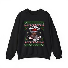 Merry Chrithmith Ugly Christmas Sweater   Mike Tyson Holiday Sweater