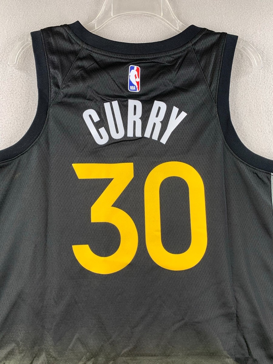 Nike Men's 2022-23 City Edition Golden State Warriors Stephen Curry #30  Black Dri-FIT Swingman Jersey