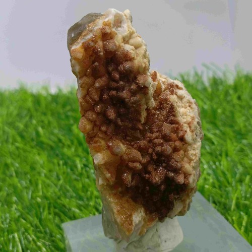 204 Grams Transparent Fluorite Specimen with Yellow Quartz Crystal from Pakistan - Picture 4 of 5