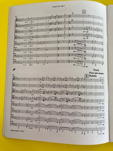 A Heroic Tale, Eric Hankey, for 7 Trombones & Tuba or 8 Trombones - Bild 3 von 4