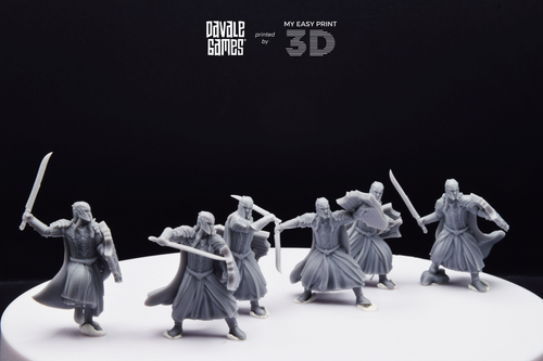 Armoured Wood Elf with Sword Davale Games 3D Printed With High Quality Resin - Picture 3 of 14
