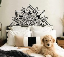 Large Metal Mandala Wall Art, Unique Lotus Flower Wall Decor Artwork, Suitable